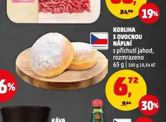 Penny Market Kobliha s ovocnou náplní nabídka