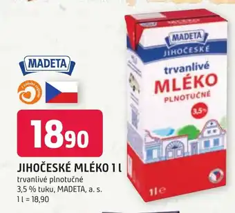 Trefa JIHOČESKÉ MLÉKO 1L nabídka