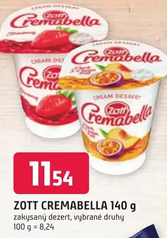 Trefa ZOTT CREMABELLA 140 g nabídka