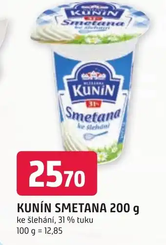 Trefa KUNÍN SMETANA 200 g nabídka