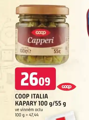 Trefa COOP ITALIA KAPARY 100 g/55 g nabídka