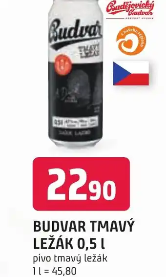 Trefa BUDVAR TMAVÝ LEŽÁK 0,5L nabídka