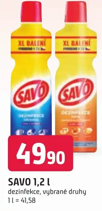 Trefa SAVO 1,2 L nabídka