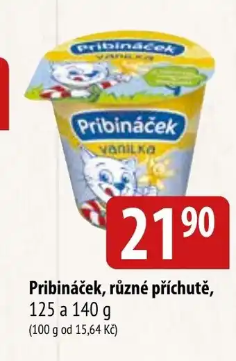 Bala Pribináček, různé příchutě, 125 a 140 g nabídka
