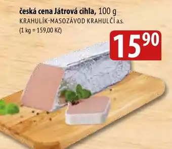 Bala česká cena Játrová cihla, 100 g nabídka