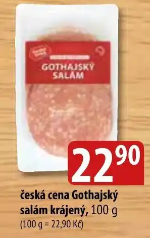 Bala česká cena Gothajský salám krájený, 100 g nabídka