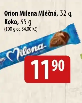 Bala Orion Milena Mléčná, 32 g, Koko, 35 g nabídka