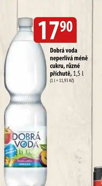 Bala Dobrá voda neperlivá méně cukru, různé příchutě, 1,5 L nabídka