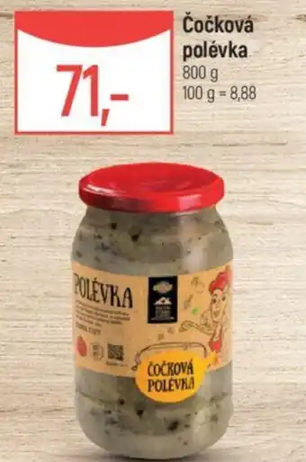 Globus Čočková polévka nabídka
