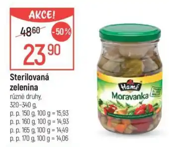 Globus Sterilovaná zelenina nabídka