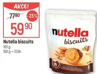 Globus Nutella biscuits nabídka