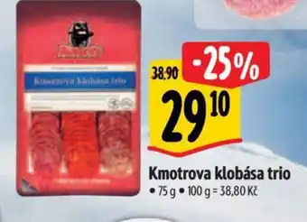 Albert Kmotrova klobása trio nabídka