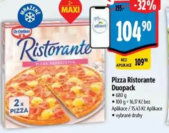 Albert Pizza Ristorante Duopack nabídka