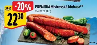 Albert PREMIUM Mistrovská klobása nabídka