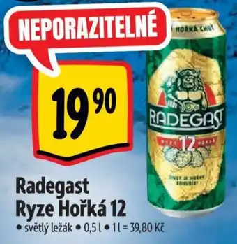 Albert Radegast Ryze Hořká 12 0.5L nabídka