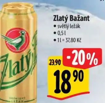 Albert Zlatý Bažant 0.5L nabídka