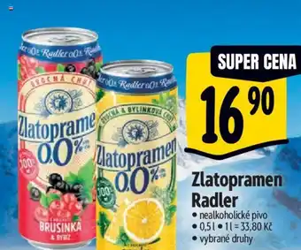 Albert Zlatopramen Radler 0.5L nabídka