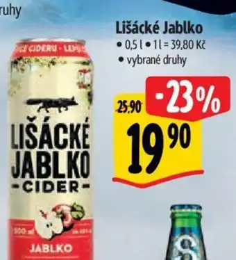 Albert Lišácké Jablko 0.5L nabídka