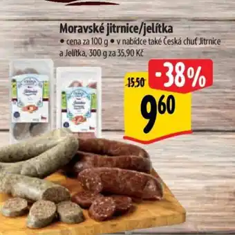 Moravské jitrnice/jelítka