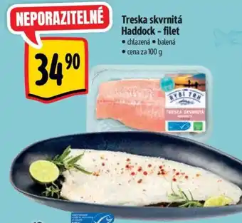 Albert Treska skvrnitá Haddock - filet nabídka