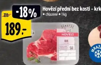 Albert Hovězí přední bez kosti - krk nabídka