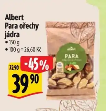 Albert Albert Para ořechy jádra nabídka