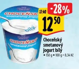 Albert Choceňský smetanový jogurt bílý nabídka