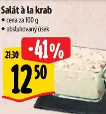 Albert Salát à la krab nabídka