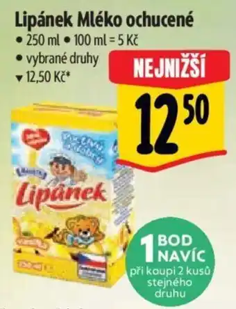 Albert Lipánek Mléko ochucené nabídka