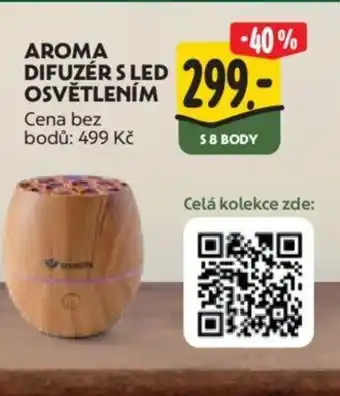 Albert AROMA DIFUZÉRS LED OSVĚTLENÍM nabídka