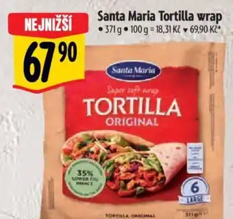 Albert Santa Maria Tortilla wrap nabídka