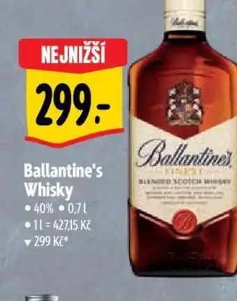Albert Ballantine's Whisky 0.7L nabídka