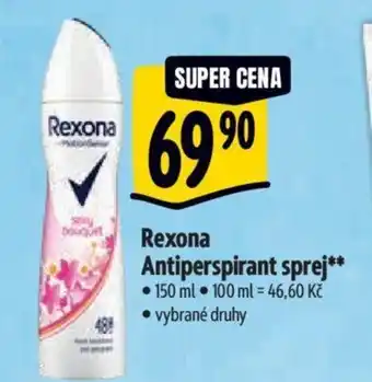 Albert Rexona Antiperspirant sprej nabídka