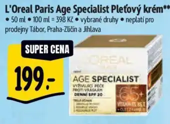 Albert L'Oreal Paris Age Specialist Pleťový krém nabídka