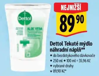 Albert Dettol Tekuté mýdlo náhradní náplň nabídka