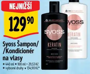 Albert Syoss Šampon/ /Kondicionér na vlasy nabídka