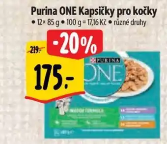 Albert Purina ONE Kapsičky pro kočky nabídka