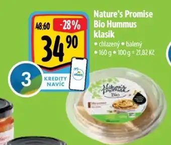 Albert Nature's Promise Bio Hummus klasik nabídka