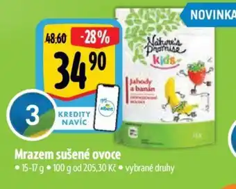Albert Mrazem sušené ovoce nabídka