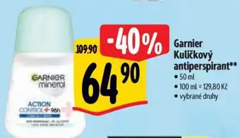 Albert Garnier Kuličkový antiperspirant nabídka