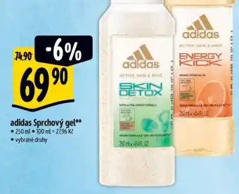 Albert Adidas Sprchový gel nabídka
