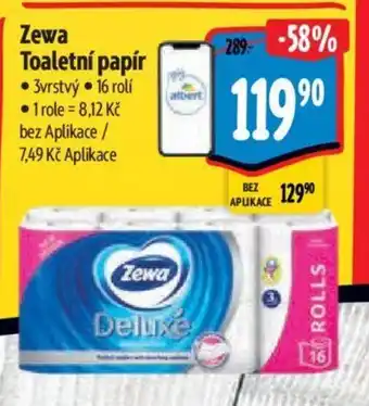 Albert Zewa Toaletní papír nabídka