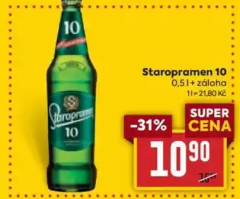 Billa Staropramen 10 nabídka