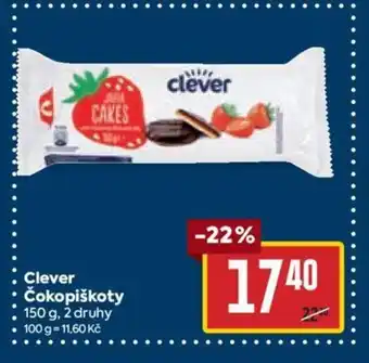 Billa Clever Čokopiškoty 150 g nabídka