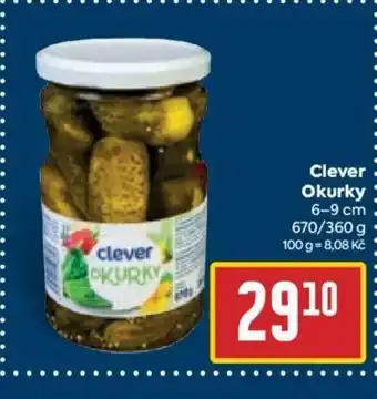 Billa Clever Okurky 6-9 cm nabídka