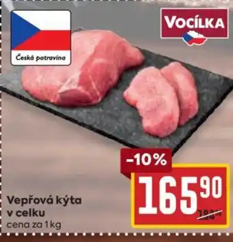 Billa Vepřová kýta v celku nabídka