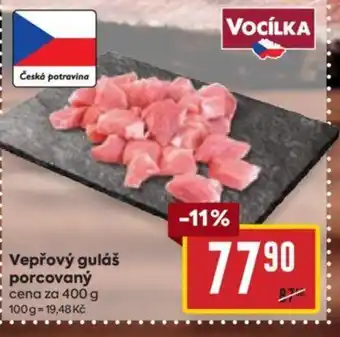Billa Vepřový guláš porcovaný nabídka