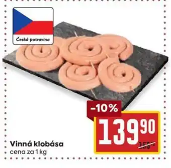 Billa Vinná klobása nabídka