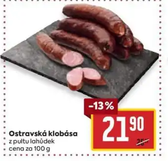 Billa Ostravská klobása nabídka