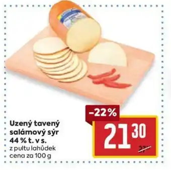 Billa Uzený tavený salámový sýr 44% t. vs. nabídka